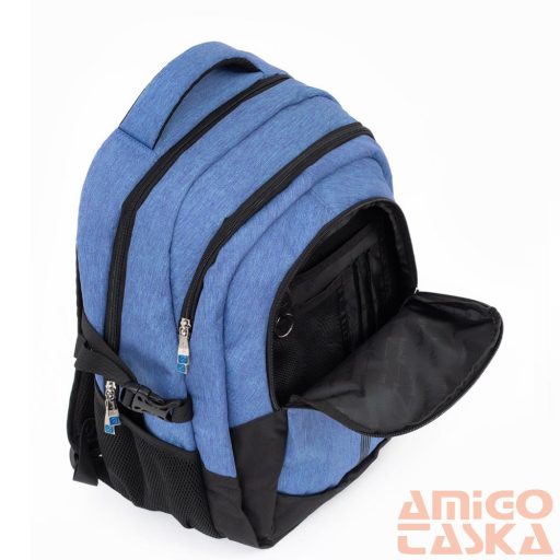 Budmil kék / fekete textil hátizsák 10110149/s83