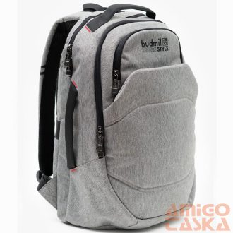 Budmil szürke / fekete textil hátizsák 10110262/s1