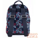 Budmil sötétkék / mintás kicsi textil hátizsák 10170074/s2