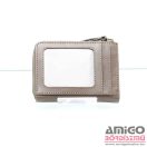 Burkely barna körbe cipzáras kicsi bőr pénztárca 1000146.69.25