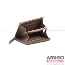 Burkely barna körbe cipzáras kicsi bőr pénztárca 1000146.69.25