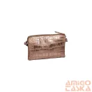 Burkely bronz krokkómintás mini bőr női kézi / válltáska 1000445.29.66