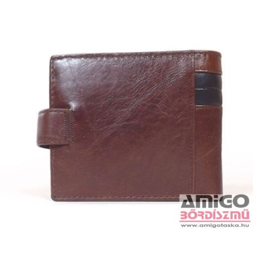 Cefiro barna patentos férfi bőr pénztárca a329-209-15
