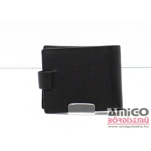 Cefiro fekete patentos férfi bőr pénztárca xh26-208-1a