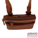 Chesterfield konyak barna bőr mini férfi válltáska c48.182531