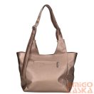 Chiara bronz anyagában mintás rostbőr női válltáska e6025 lusy