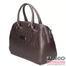 Chiara bronz / mintás rostbőr női kézi / válltáska k7026g-bis malaga