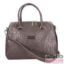 Chiara bronz / mintás rostbőr női kézi / válltáska k7026g-bis malaga