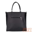 Chiara fekete erezett / virágmintás rostbőr női kézi / válltáska k708 salamank