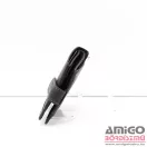 Corvo bianco fekete patentos férfi bőr pénztárca cvl1002/t