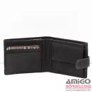 Corvo bianco fekete patentos férfi bőr pénztárca cvl1002/t