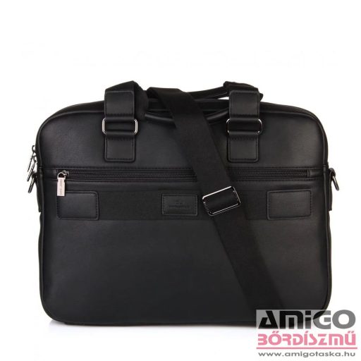 David jones fekete műbőr irattartós laptoptáska 694407