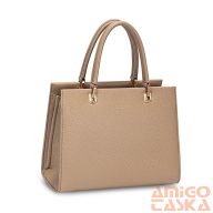   David jones világosbarna erezett műbőr kézi / válltáska cm7398