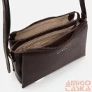 David jones sötétbarna műbőr női válltáska cm8682