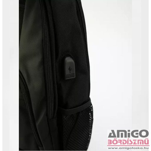 David jones fekete textil hátizsák pc-044