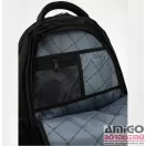 David jones fekete textil hátizsák pc-044