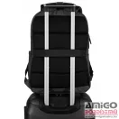 David jones szürke / fekete textil hátizsák pc-045