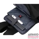 David jones fekete textil hátizsák pc-048