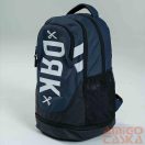 Dorko sötétkék / fekete / fehér feliratos textil hátizsák 25fue0032-0400