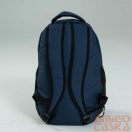 Dorko sötétkék / fekete / fehér feliratos textil hátizsák 25fue0032-0400