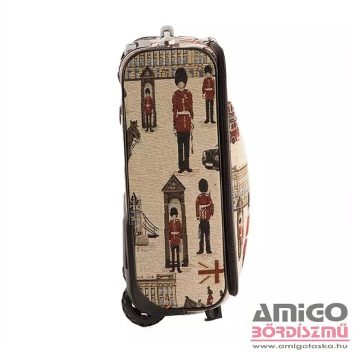 Emporio valentini london mintás kicsi textil bőrönd 8169