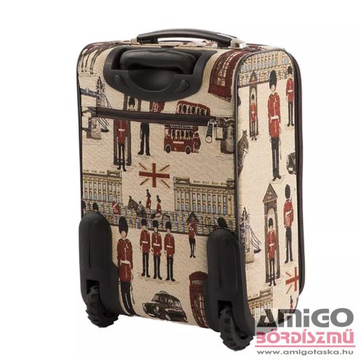 Emporio valentini london mintás kicsi textil bőrönd 8169