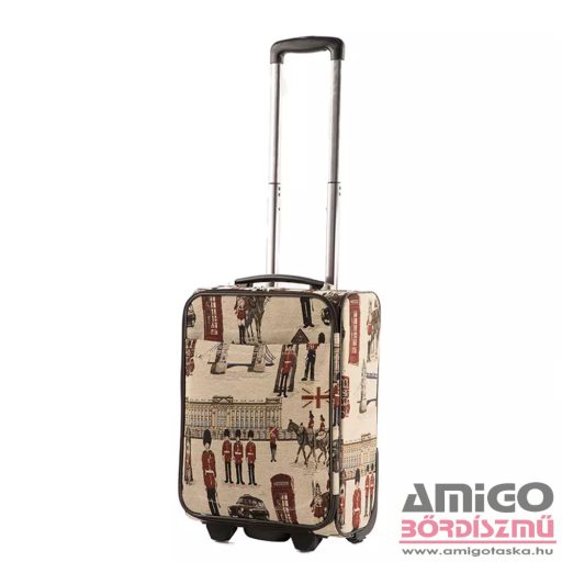 Emporio valentini london mintás kicsi textil bőrönd 8169
