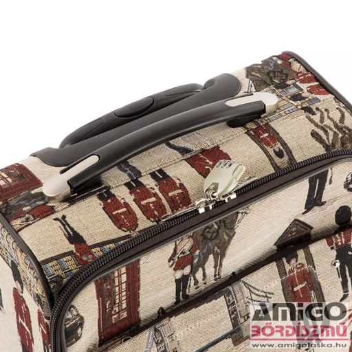 Emporio valentini london mintás kicsi textil bőrönd 8169