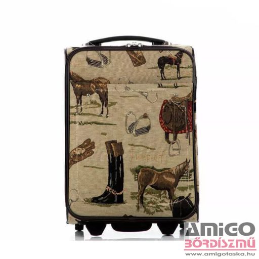 Emporio valentini lovas kicsi textil bőrönd 8169