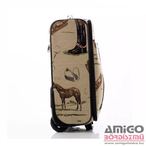 Emporio valentini lovas kicsi textil bőrönd 8169