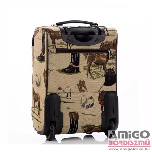 Emporio valentini lovas kicsi textil bőrönd 8169
