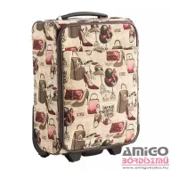   Emporio valentini női kiegészítő mintás kicsi textil bőrönd 8169