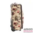 Emporio valentini női kiegészítő mintás kicsi textil bőrönd 8169