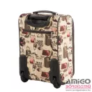 Emporio valentini női kiegészítő mintás kicsi textil bőrönd 8169