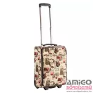 Emporio valentini női kiegészítő mintás kicsi textil bőrönd 8169