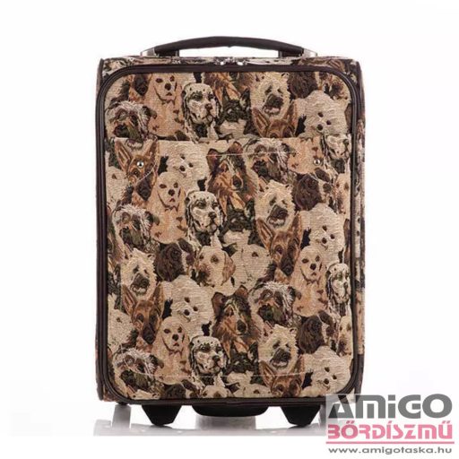 Emporio valentini kutyás kicsi textil bőrönd 8169