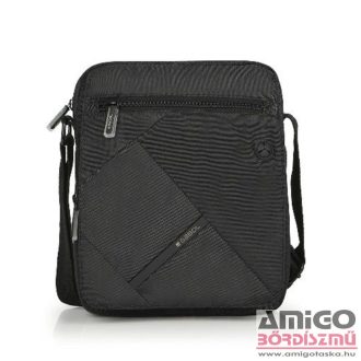 Gabol fekete textil válltáska twist eco 543821001