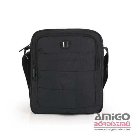 Gabol fekete textil válltáska kendo eco 544012001
