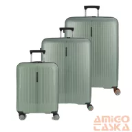   Gabol zöld polypropylén négy kerekű bőrönd szett brooklyn