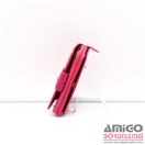 Giorgio carelli pink kívül cipzáras álló női puha bőr pénztárca 516417065