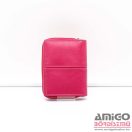 Giorgio carelli pink kívül cipzáras álló női puha bőr pénztárca 516417065