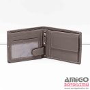 Giorgio carelli világosszürke puha bőr pénztárca 517731049