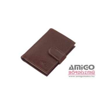 Giultieri barna patentos álló bőr kártyatartó ga808t