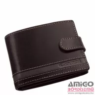   Giultieri fekete patentos kicsi férfi bőr pénztárca gcs102/t