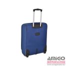 Gladiátor kék két kerekű kicsi textil bőrönd 209000