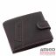 Green deed fekete férfi patentos bőr pénztárca gdd1021/t-5