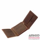 Green deed barna férfi bőr pénztárca gdm1021-2