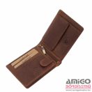 Green deed barna férfi bőr pénztárca gdm1021-2