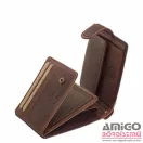 Green deed barna férfi patentos bőr pénztárca gdm1021/t-2