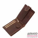 Green deed barna férfi patentos bőr pénztárca gdm1021/t-2